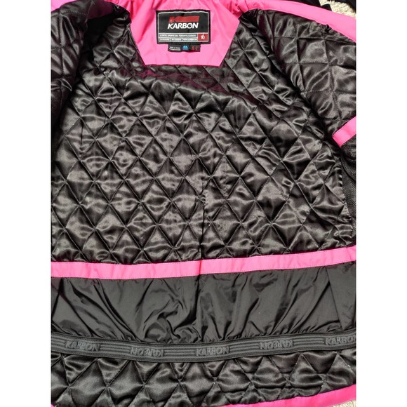 (V) RARE Karbon Women snow jacket winter ski snowboard pink waterproof sz 10 - Picture 12 of 12